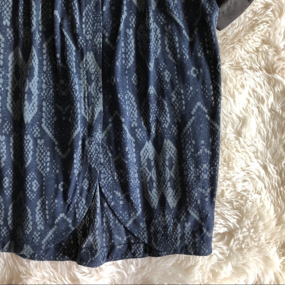 Rebecca Taylor Open Back Python Short Sleeve Tee - image 4